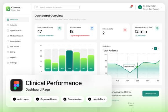 CareHub Clinical Performance Dashboard L