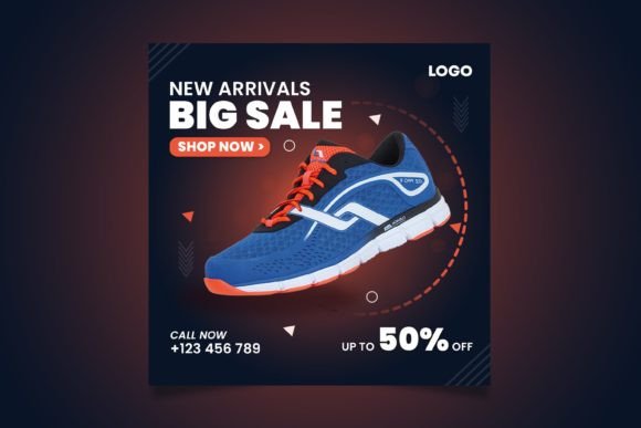Create Stunning Shoe Sale Online Post Design