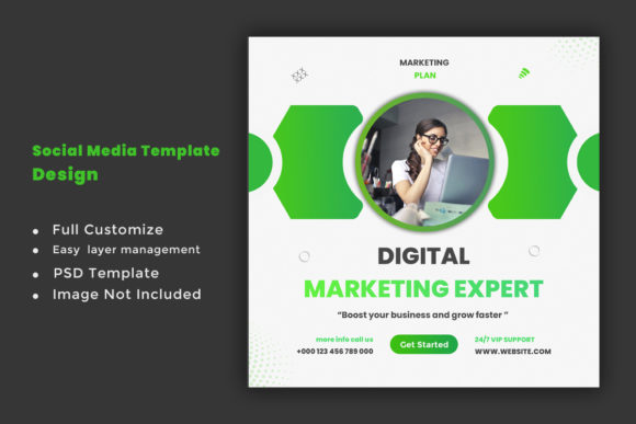 Digital Marketing Social: A Modern Template for Your Brand