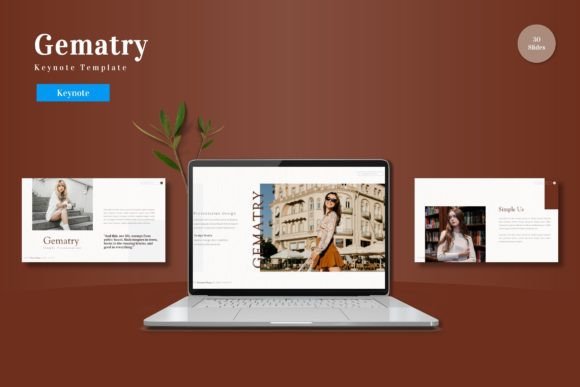 Gematry - Keynote Template: Modern Design for Presentations
