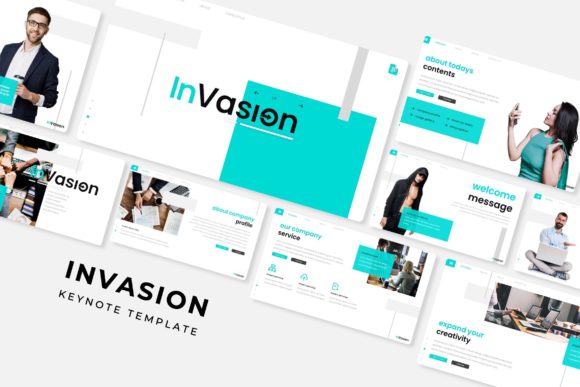 Invasion Keynote Template: Dynamic Design for Powerful Presentations
