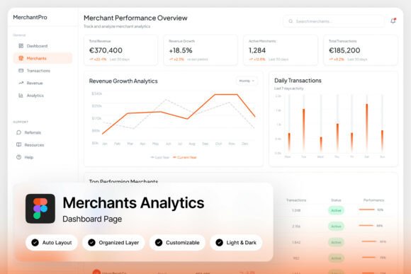 MerchantPro: A Warm, Approachable Merchant Analytics Dashboard