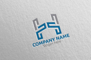 Modern Letter H Logo Design for Financial & Tech Brands