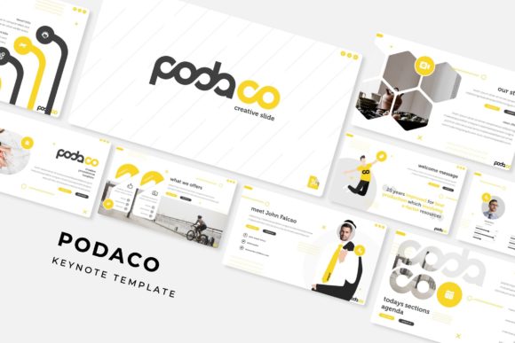 Podaco Keynote Template: Modern Presentation Design