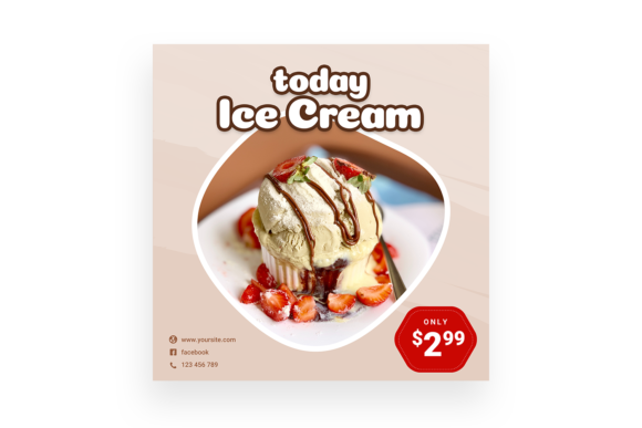Today Ice Cream: Instagram Post & Design Features