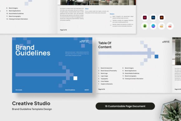 Xinn St. Visual Brand for Creative Studios
